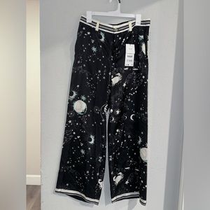 Silk trouser pants. Zara.